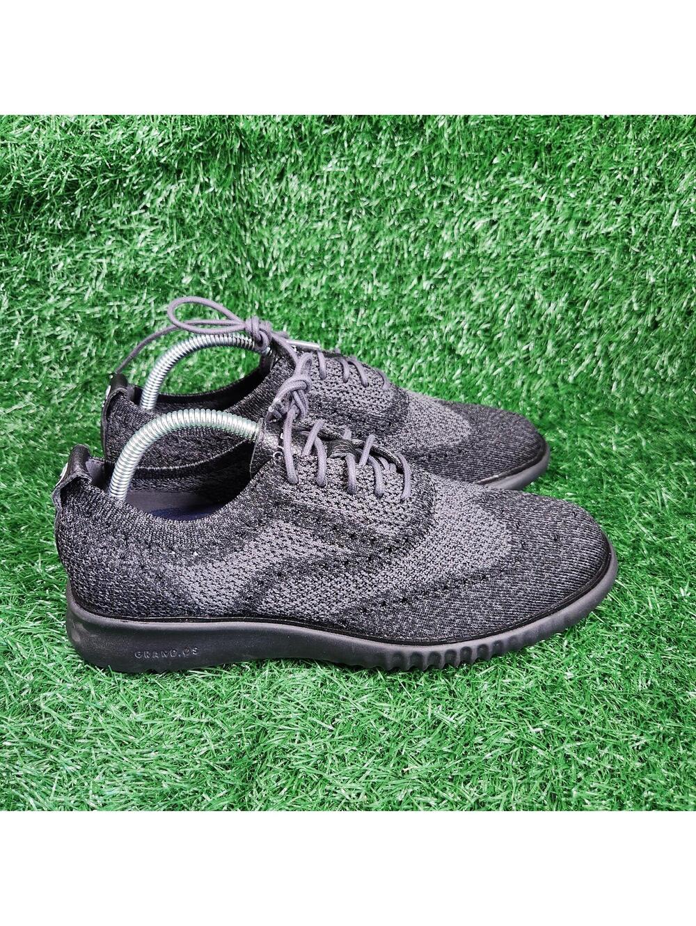 Cole Haan 2. Zerogrand Sz 7.5 Men's Stitchlite Oxford Black Casual Shoes C27563